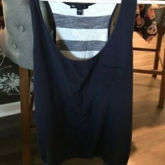 Gap Fit Womens Racer Back Sleeveless Tank Top L - Picture 1 of 3